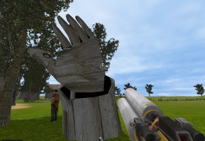 A wooden giant?